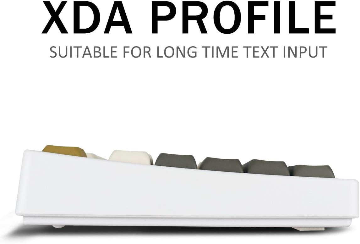 Gliging Keycaps 124 XDA Profile DYE-SUB Personalized Theme Gaming Keycap for Cherry Mx Switch Mechanical Keyboard