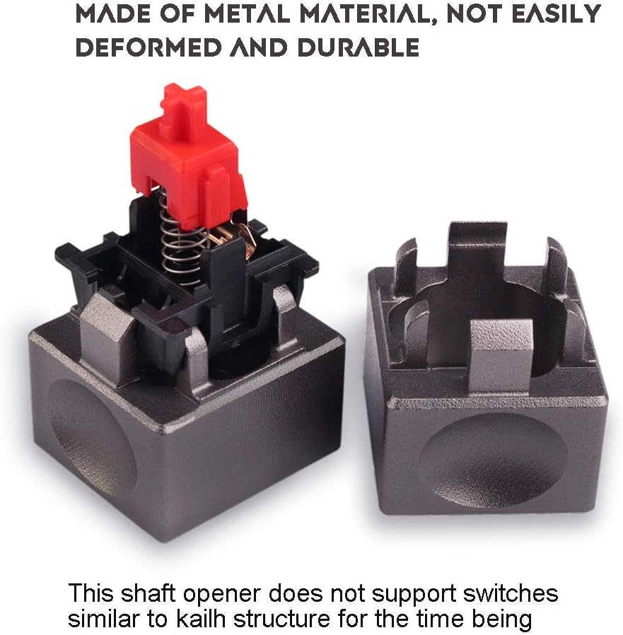 Gliging 30 Switch Tester Opener Acrylic Lube Station DIY Cover Removal Platform Keycaps Puller for Custom Cherry Mechanical Keyboard
