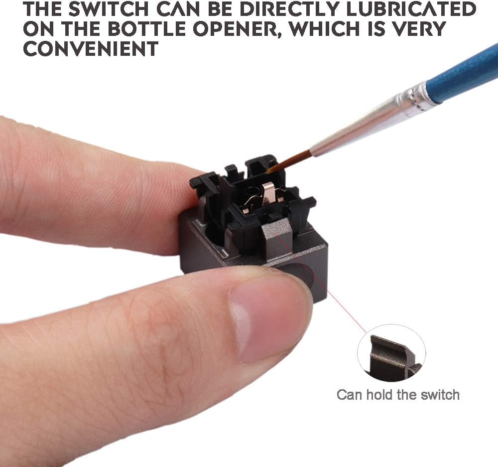 Metal Switch Opener Lubrication Kit Mechanical Keyboard Keycaps Aluminum Alloy Opener Instantly for Cherry mx Switches