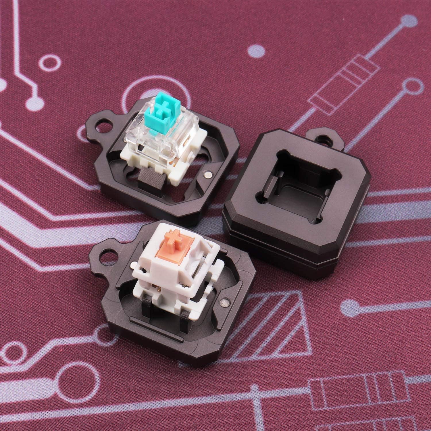 Gliging Metal Switch Opener Mechanical Keyboard Keycaps Lubricate Aluminum for Cherry Gateron Holy Panda and Kailh switches with Metal Magnet